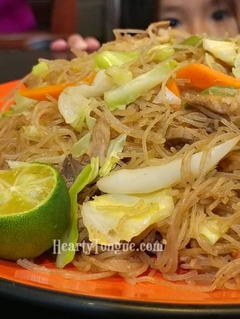 Hearty Pancit Bihon