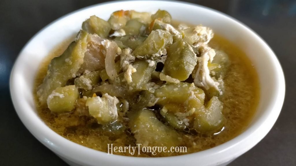 Ginisang Ampalaya With Pork And Egg Not Bitter