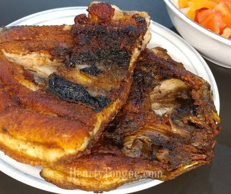 Daing Na Bangus With Sliced Tomato Onion