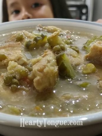 Ginisang Monggo With Pork And Ampalaya Recipe