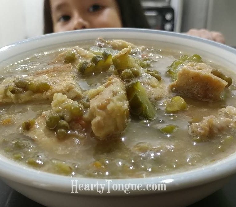 Ginisang Monggo With Pork And Ampalaya Recipe