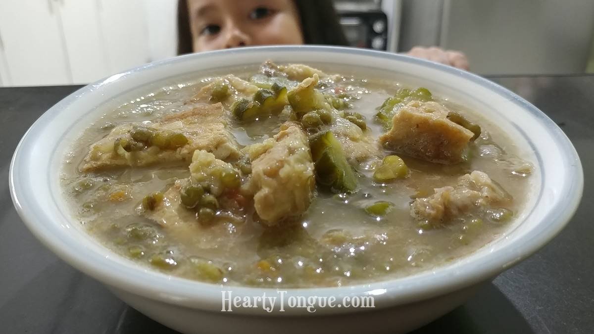 Ginisang Monggo With Pork And Ampalaya Recipe