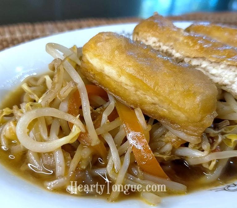 Another Ginisang Togue with Tofu – Hearty Tongue